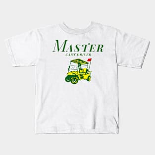 Master Cart Driver Kids T-Shirt